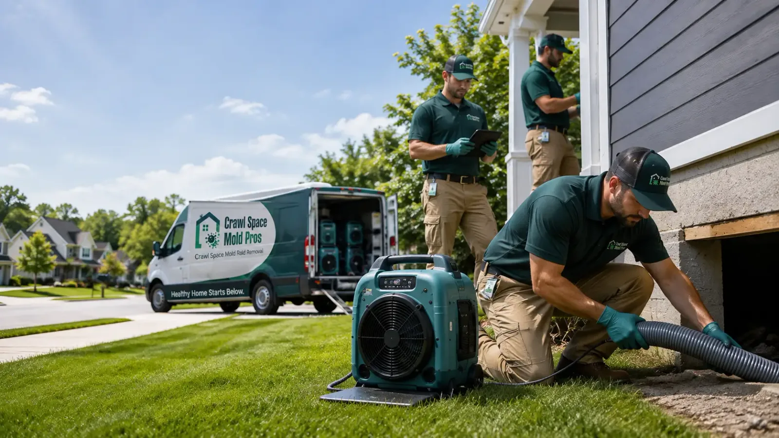 Crawl Space Mold Removal in Jerry City, OH